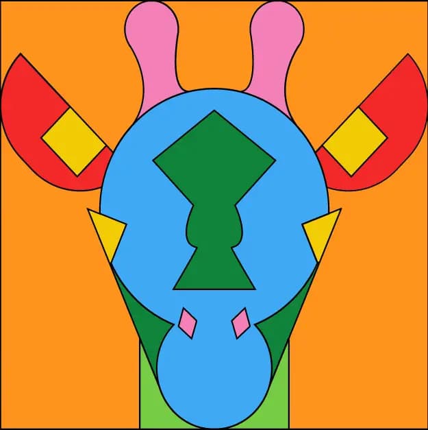 Animali - Tête de girafe