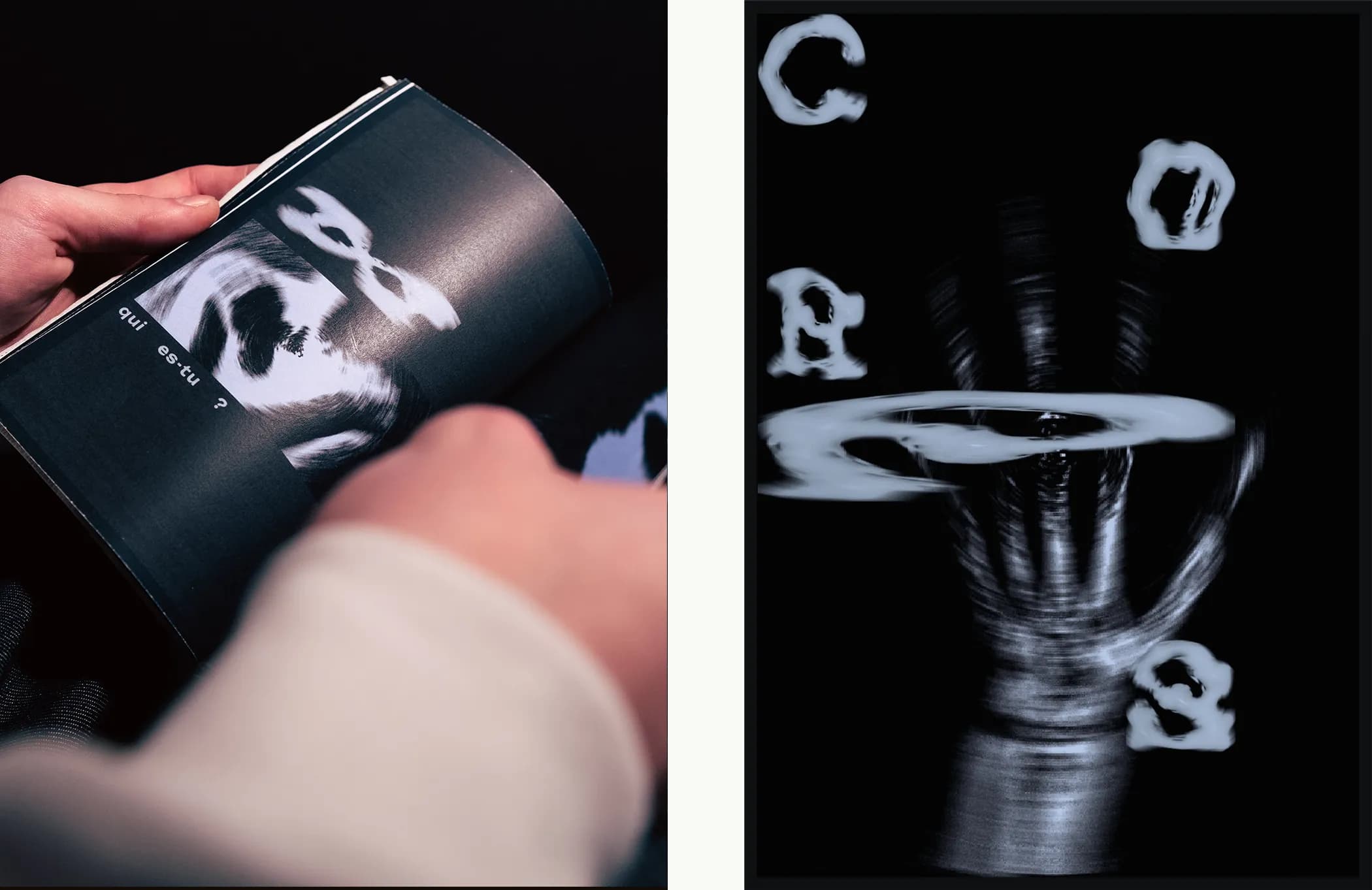Cercueil de Peau — Mise en page sombre
