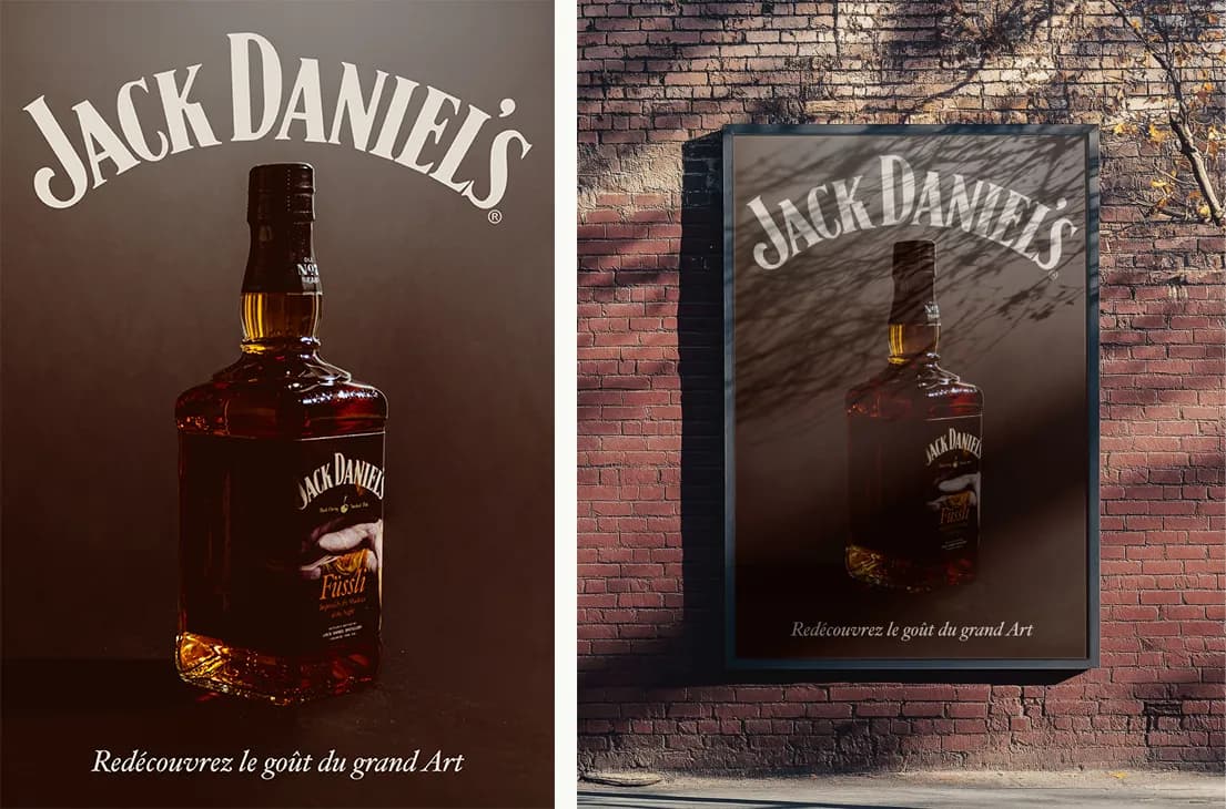 Jack Daniel's x Fussli — packaging