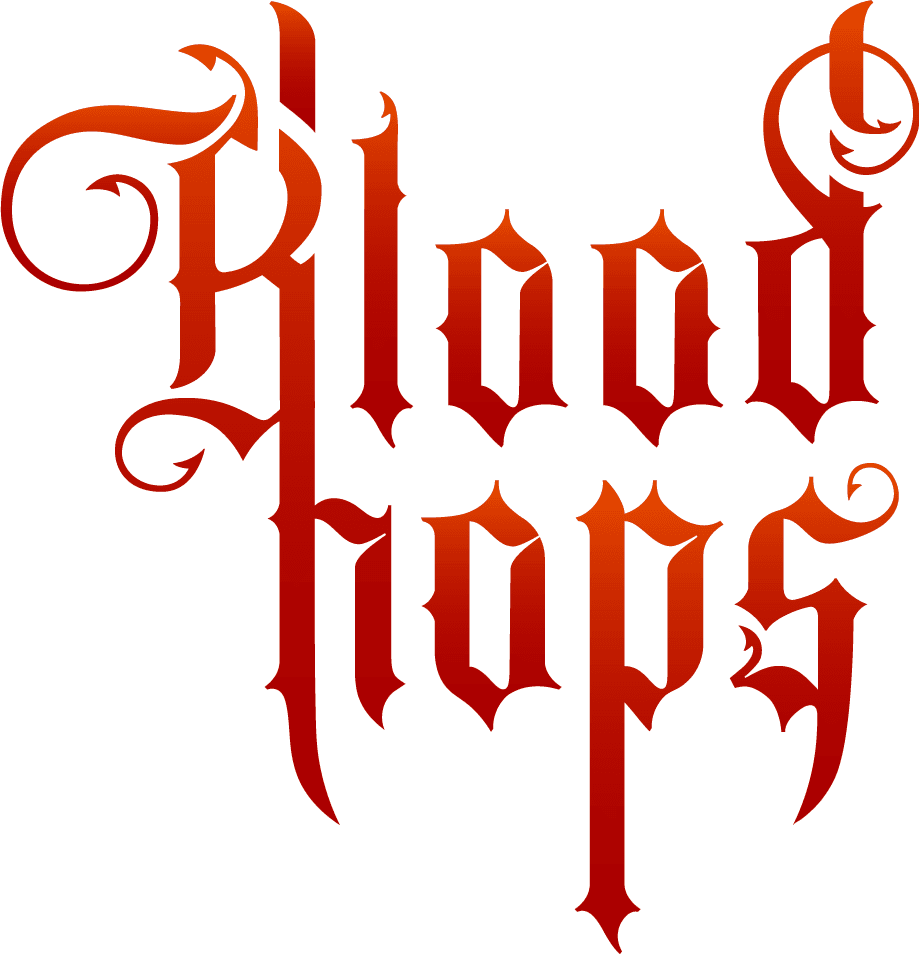 Blood Hops - Bouteille et verre