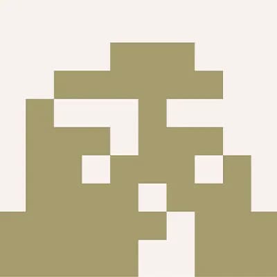 Visage géométrique utilisé comme module dans l’identité de La Manufacture