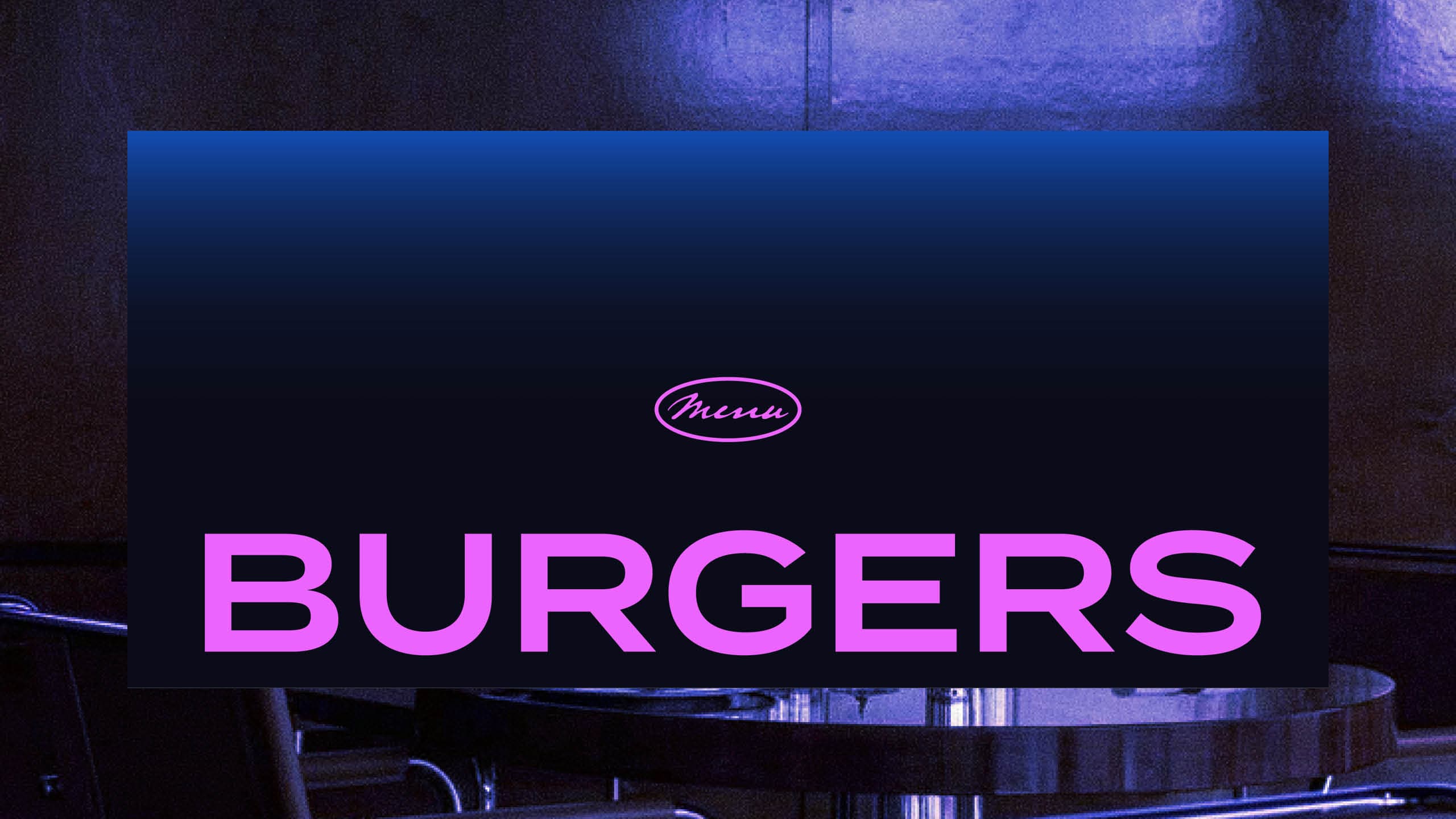 Ouverture de la catégorie burgers